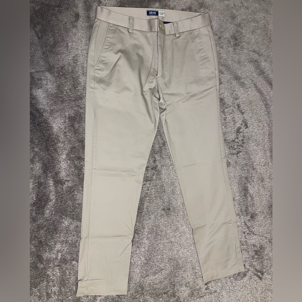 Men’s Izod Slim Fit Chino Pants, Beige 31x30